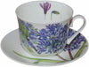 Roy Kirkham Agapanthus Chatsworth Breakfast Cup and Saucer 450ml