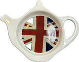 Roy Kirkham large Fine bone China Union Jack Teabag Tidy