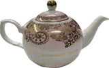 Grace's Tea ware Pink & Gold 6 Cup Teapot