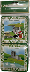 Set Of 4 Land of Shamrock Coasters