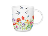 Roy Kirkham Wildflowers and Swallows Sophie Mug 380ml