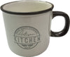 Artisan Kitchen Mug in Cream and Grey