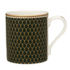 Halcyon Days Antler Trellis Dark Green Mug