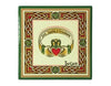 Claddagh Ring Ceramic Coaster