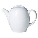 Tea Pot White 8-Cup Porcelain