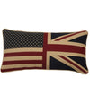 Woven Magic Couch Cushion UK/USA Flag