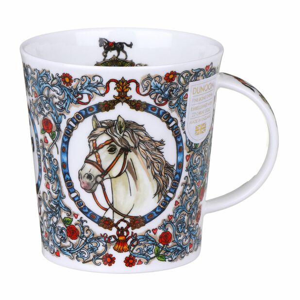 Dunoon Lomond Equus White Horse Mugs – Taste Of Britain