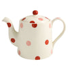 Fairmont & Main 6 Cup Red Spot Teapot