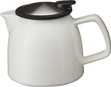 For Life Bell Teapot with Infuser White