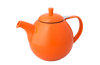 For Life Curve 45oz Teapot with Infuser Carrot Orange