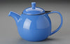 For Life Curve Teapot with Infuser Blue 24oz