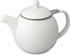 For Life Curve Teapot with Infuser 24oz White