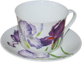 Roy Kirkham Chatsworth Iris Teacup & Saucer 450ml