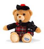 Keel Toys UK Scottish Piper Bear 19cm