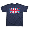 Union Jack Flag Navy T-shirt in 6 Sizes