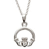 Shanore Celtic Jewelry Sterling Silver Claddagh Pendant.