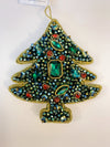 Decoration - Emerald Cluster Tree Red Crystals Decoration