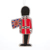 Decoration- Guardsman with Crystal Flag Decoration