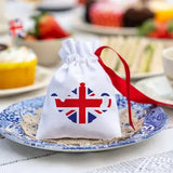 Union Jack Teapot Gift Bag 4inx6in