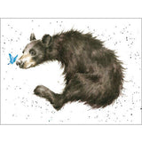 Wrendale the Bear & the Butterfly Blank Card