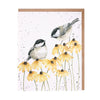 Wrendale My Sweet Chickadee chickadee card