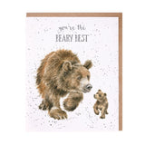 Wrendale 'Beary Best' bear card