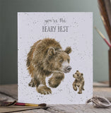 Wrendale 'Beary Best' bear card