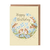 Wrendale Forget me Knot Mouse Birthday Card.