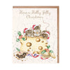 'Holly Jolly Christmas' mouse Card Pack OF 8