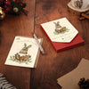 'Merry Little Christmas Pudding' rabbit Card Pack OF 8