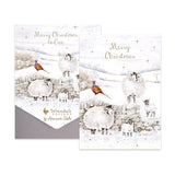 Wrendale Merry Christmas to Ewe' Sheep Christmas Card pack of 10