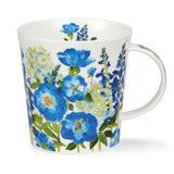 Dunoon Lomond Flower Garden Blue Mug