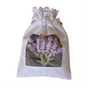 Cotton Sachet with Embroidered window filled Lavender