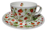 Dunoon Strawberry Breakfast Cup and Saucer XL