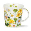 Dunoon Lomond Flower Garden Mug-Yellow