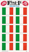 Irish Flag Stickers 60 pack