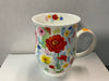 Dunoon Suffolk Red Floral Burst Mug