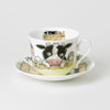 Roy Kirkham Please Shut the Gate "COW" Chatsworth Teacup and Saucer 450ml