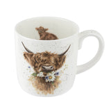 Wrendale Designs Daisy-Coo 14 fl.oz. Mug, Cow