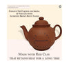 Teapot Terracotta 4 cup with logo