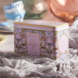 New English Teas The Song Thrush Pale Pink Tea Tin 40 bags