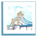 Quilled London's Tower Bridge Card