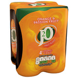 J2O Orange/Passionfruit Pack of 4 x 275ml Glass