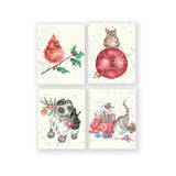 Wrendale Cat Christmas Card Pack 16pk